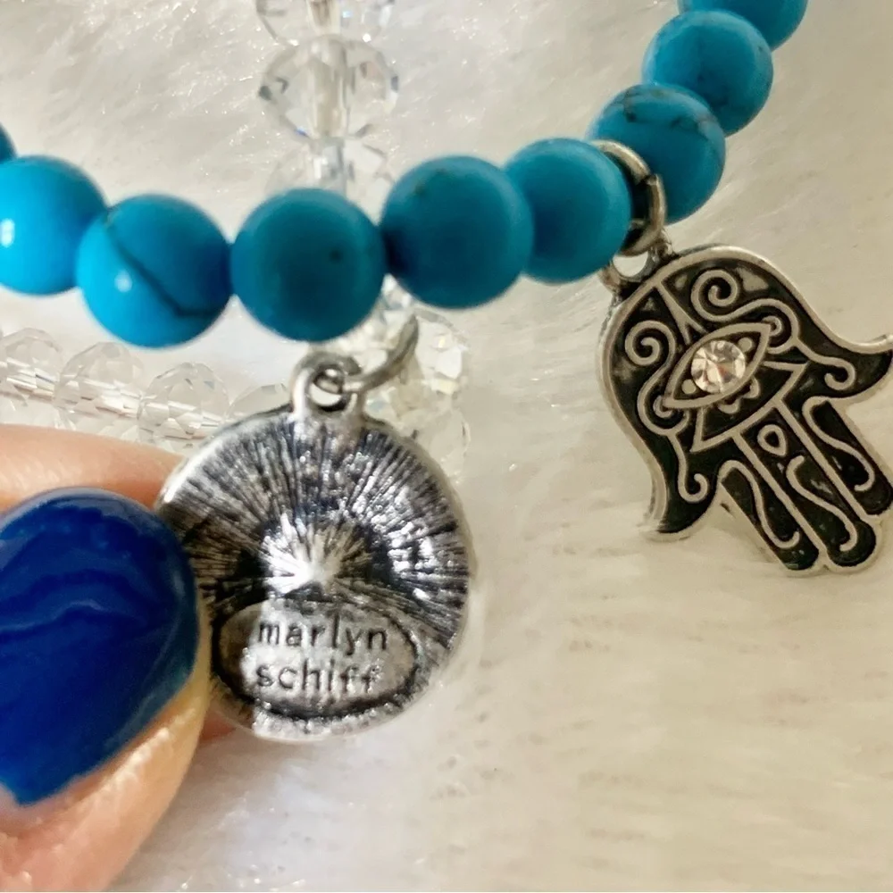 NWOT layered turquoise bracelet